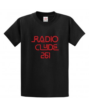 Radio Clyde 261 Unisex Classic Kids and Adults T-Shirt for Music Lovers